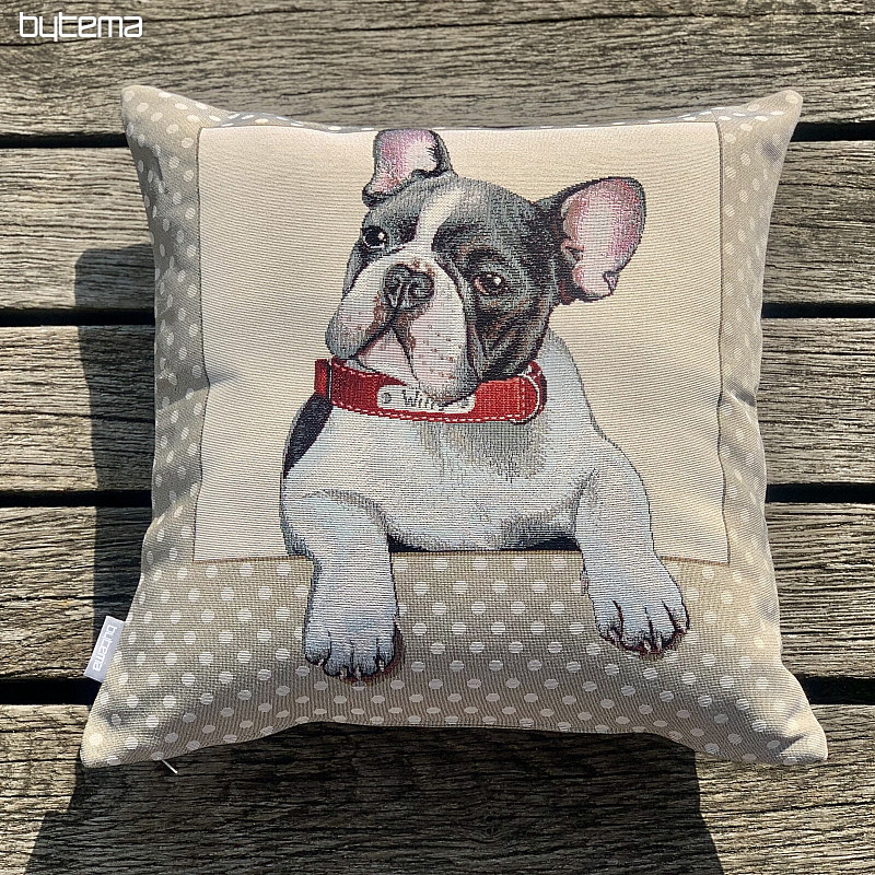 Tapiserija prevleka za blazino FRENCH BULLDOG