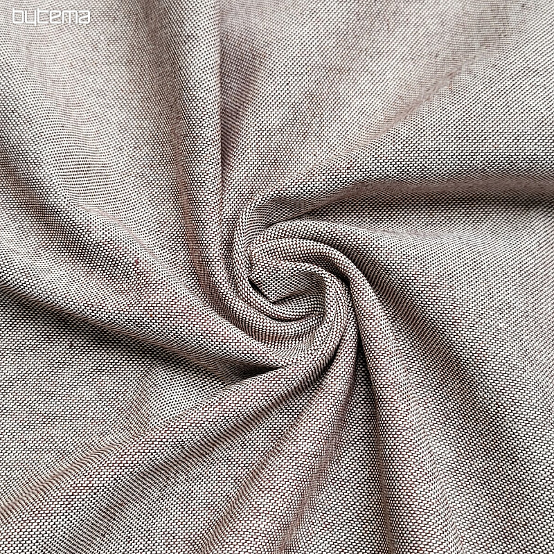Dekorativna tkanina PASTEL rjava 55