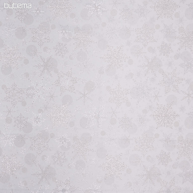 Dekorativna žakard tkanina FLAKES II. naravno srebro