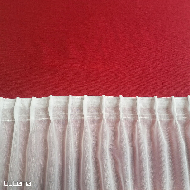 Širok trak za zavese 8 cm, 1:1,5