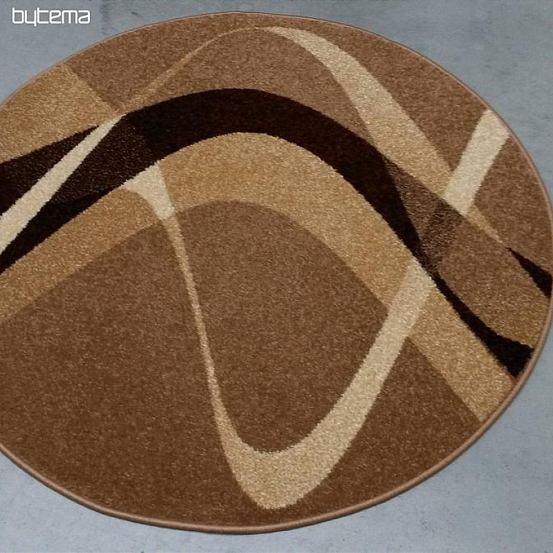 Okrogla preproga BROWN BEIGE