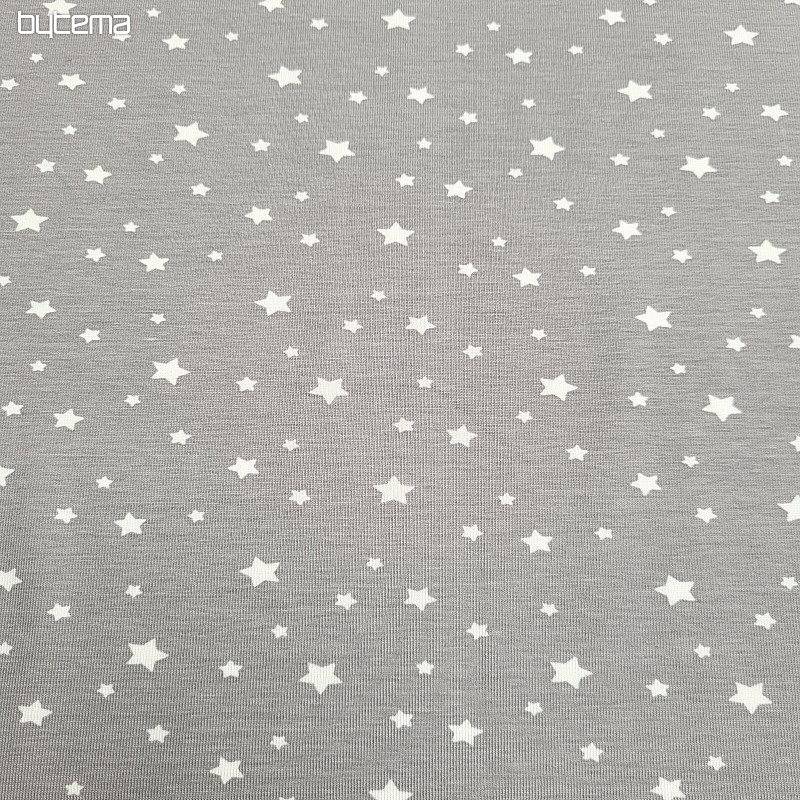 Bombažna pletenina ZETOILE STARS GREY