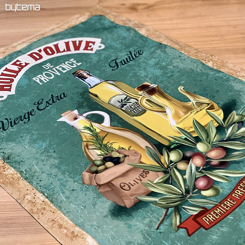 Kuhinjska krpa retro dizajn OLIVE OIL
