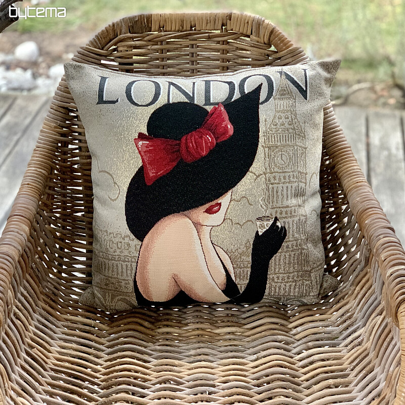 Prevleka za blazino iz gobelina LADY LONDON
