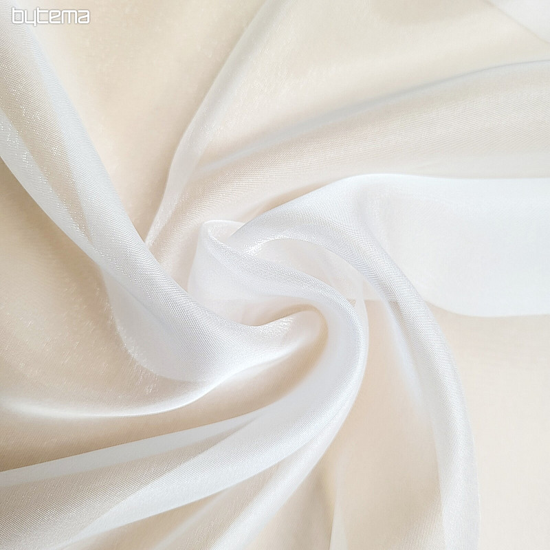 Voile zavesa GERSTER 896/300/0001 bela-sijajna
