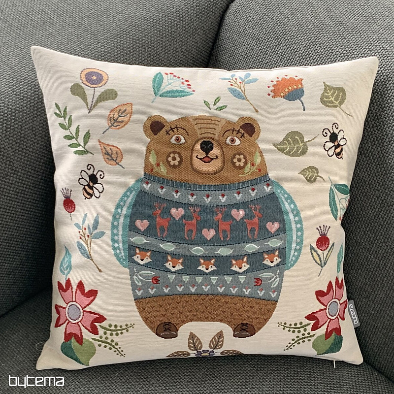 Prevleka za blazino gobelin MERRY ANIMALS 2