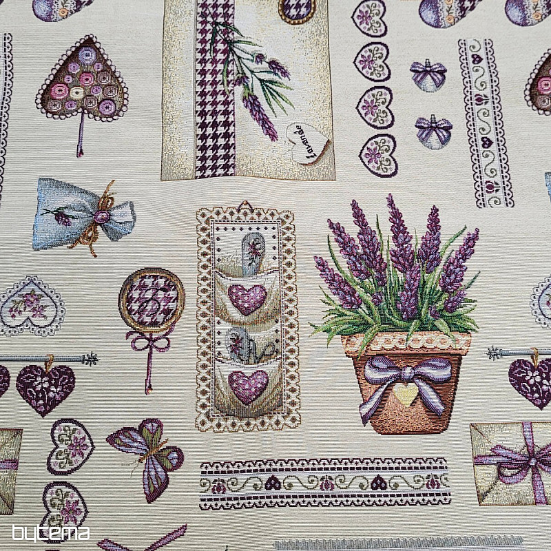 Tapiserijski prt, šal Lavender 4