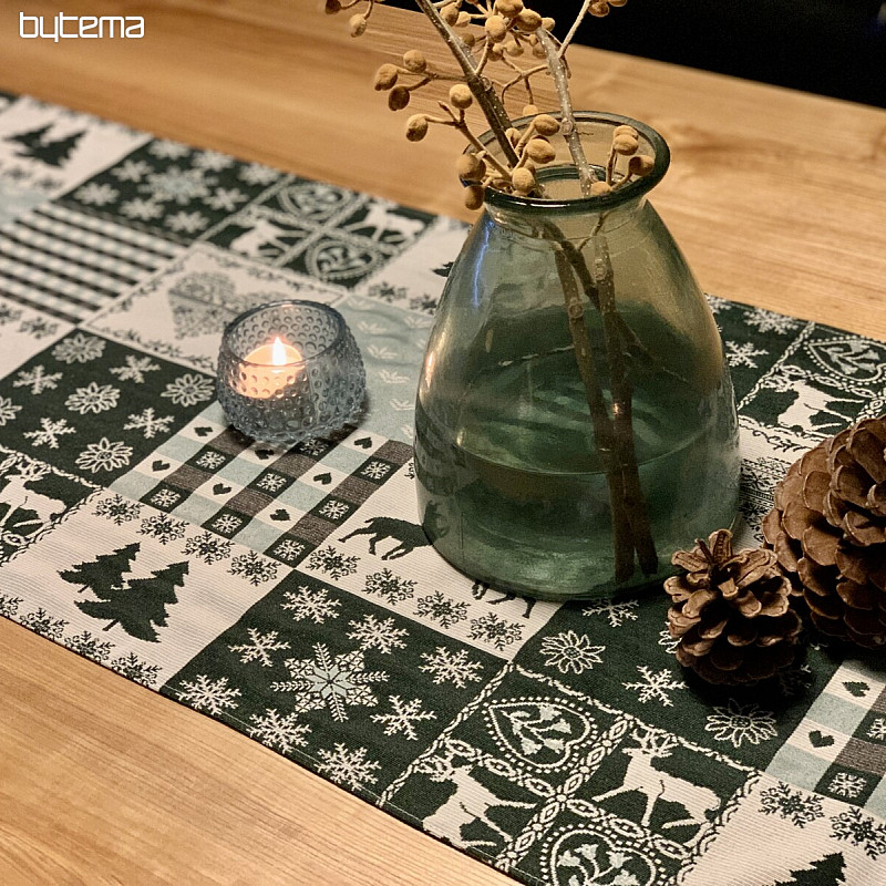Tapiserija prt, šal DEER GREEN