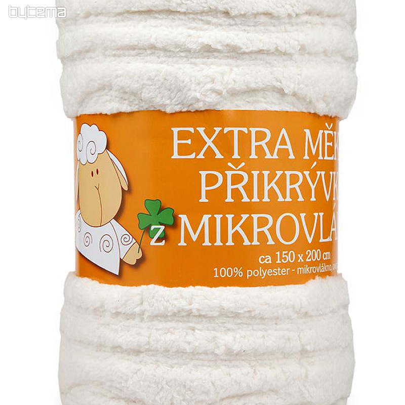 Odeja iz ovčje kože - 150x200 krem
