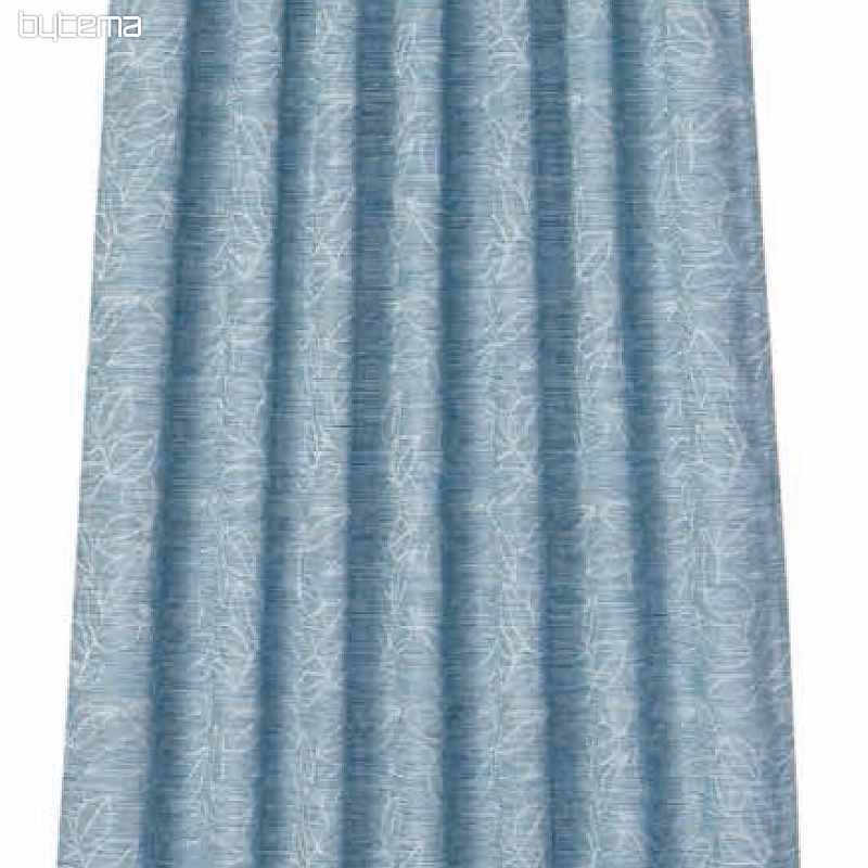 Okrasna zavesa FLORENTI modra 146x245 cm