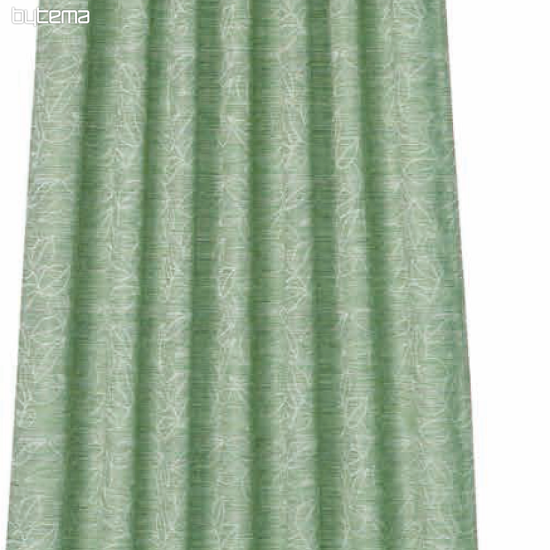 Okrasna zavesa FLORENTI zelena 146x245 cm