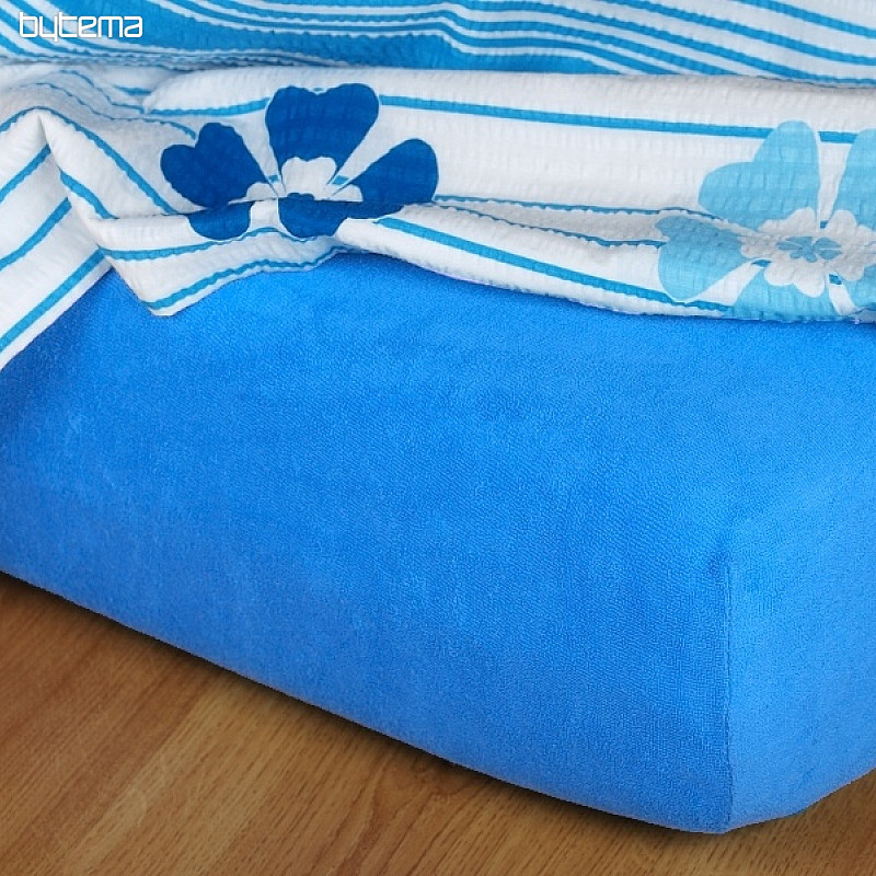 Rjuha iz frotirja barva DENIM