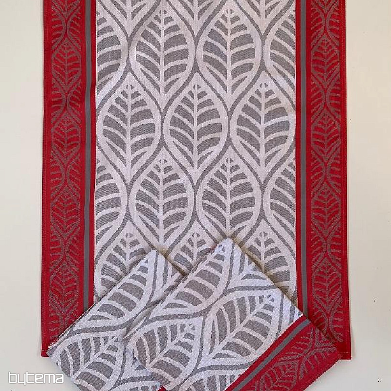 Brisače LEAVES RDEČE 3 kosi