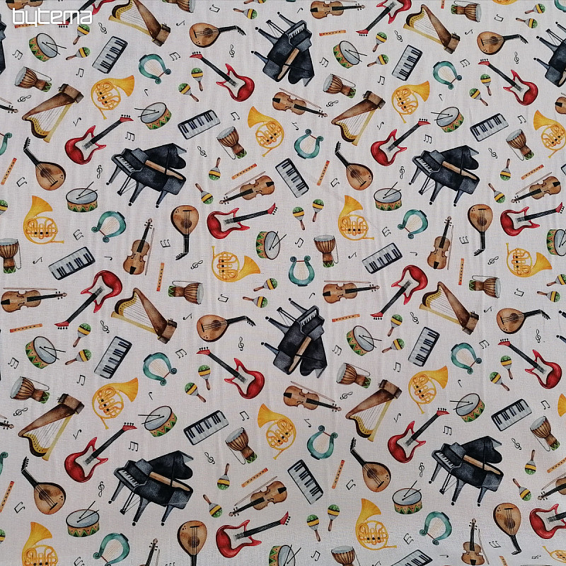 Bombažna tkanina GLASBA