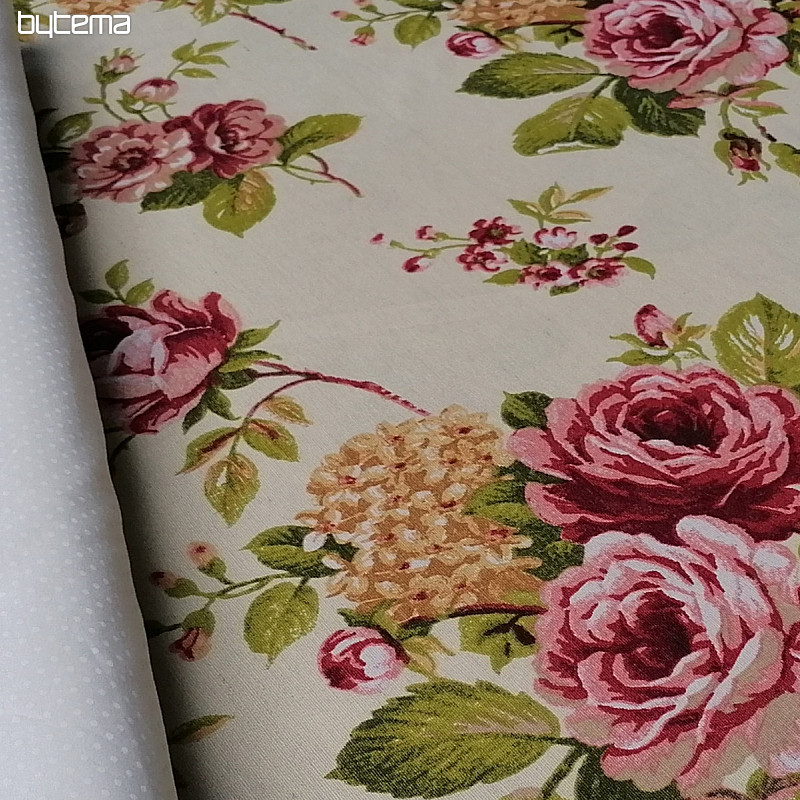 Dekorativno blago CORNWALL ROSE