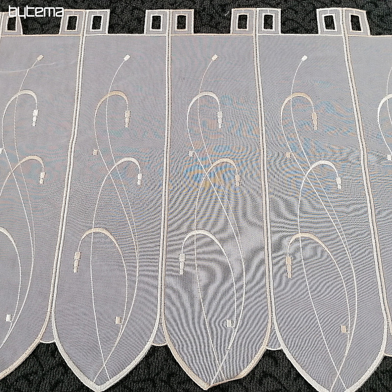 Vitražna zavesa - voile 6312