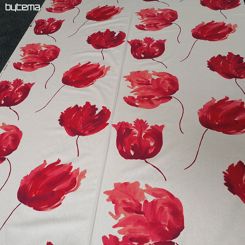 Dekorativna tkanina IZALINE rouge