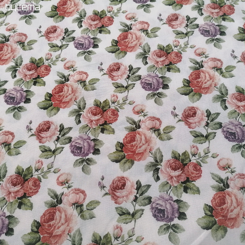 Bombažna tkanina CEREZA ROSES