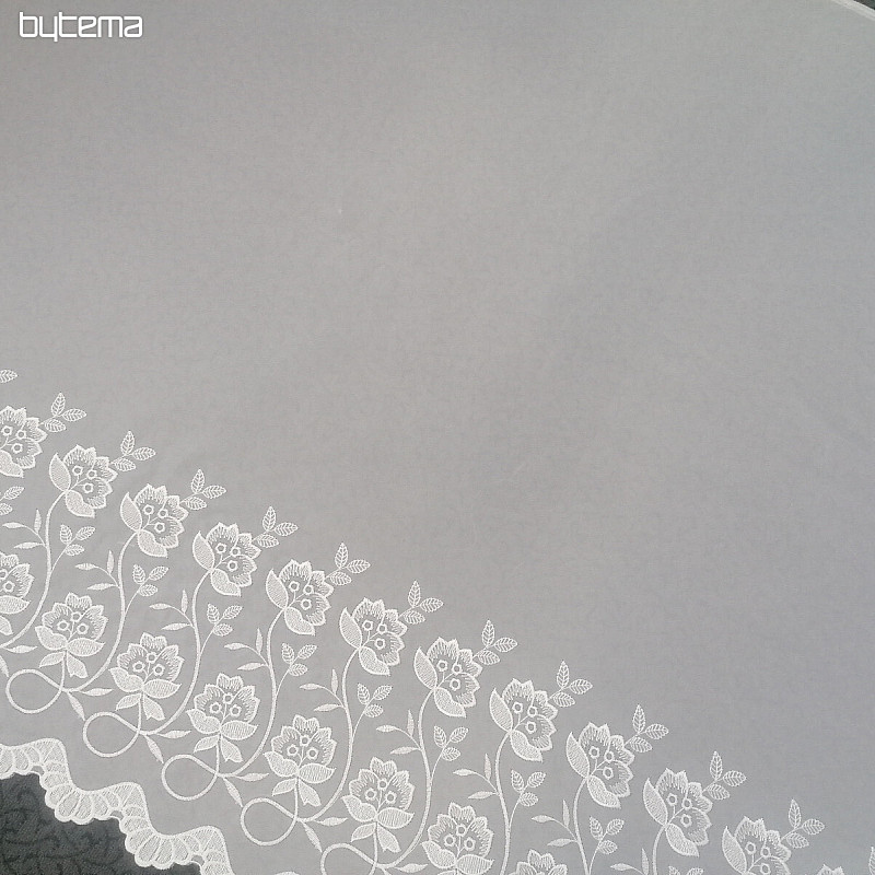 Voile zavesa z vezenino 1B 13278