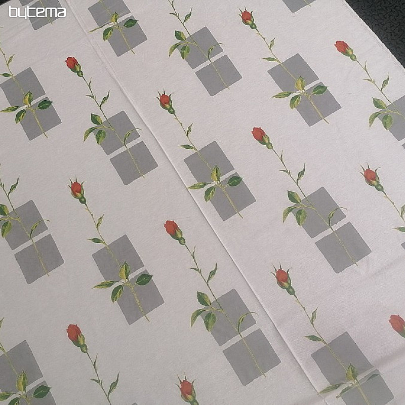 Okrasna zavesa Rose 1 -140x260 cm