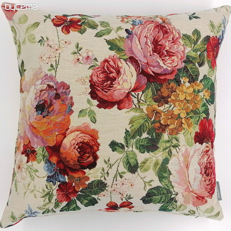 Tapiserija prevleka za vzglavnik CREAM ROSE