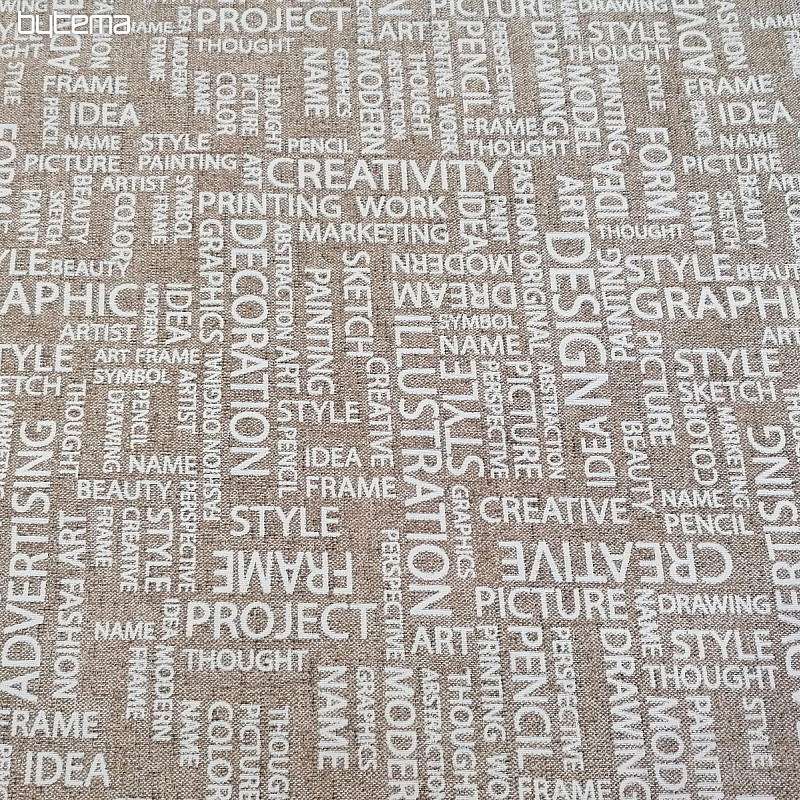 Dekorativno blago ART LETRAS
