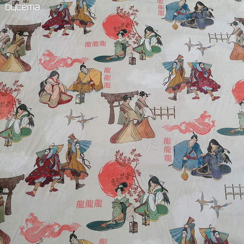 Dekorativna tkanina JAPAN CREAM