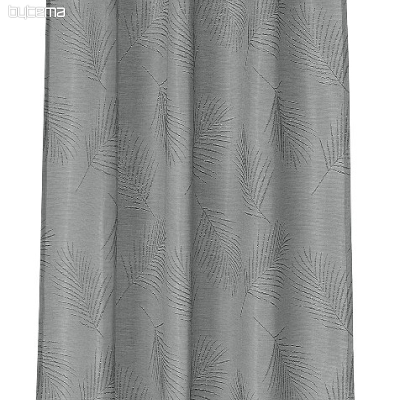 Dekorativna zavesa PALOMA temna siva 146x245