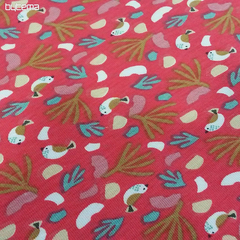 Bombažna pletenina LIPO BIRDS