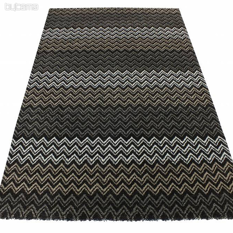 Moderna preproga ZIG ZAG rjava