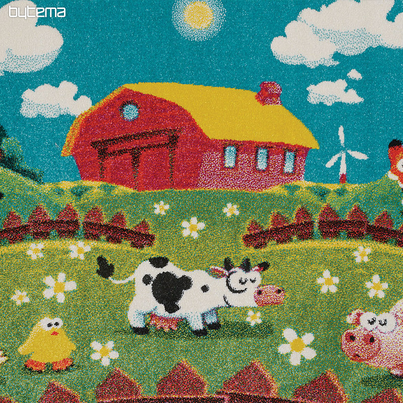 Otroška delna preproga PLAY FARMA