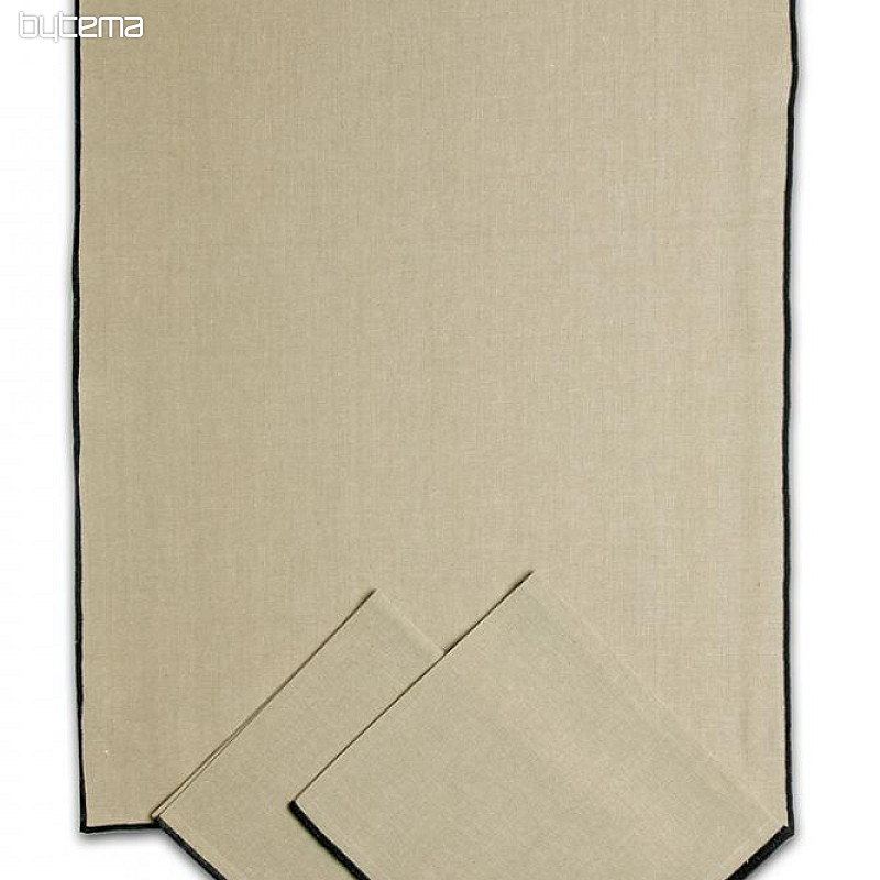 Krpe iz čistega bombaža BLACK SEWED 3 kom