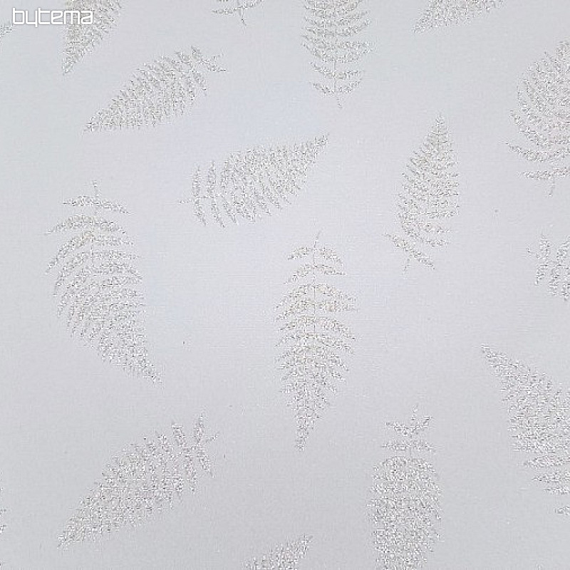 Božični pogrinjki in šali LEAFS I natur srebrni