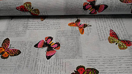Dekorativna tkanina PAPILLON 801 - METULJI