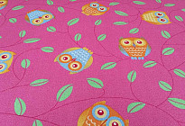 Preproga za sobo za deklice HAPPY OWL