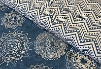 Dekorativne tkanine v stilu mandala bodo poskrbele, da bo vaš dom prijeten
