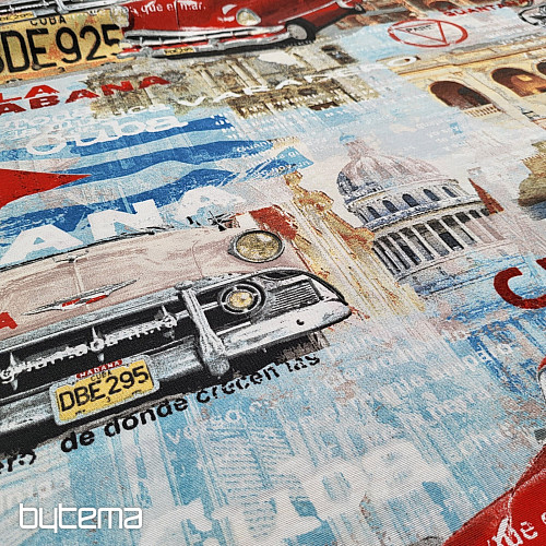 dekorativno blago CUBA retro design