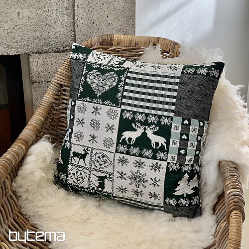 Ovitek za božični gobelin DEER GREEN
