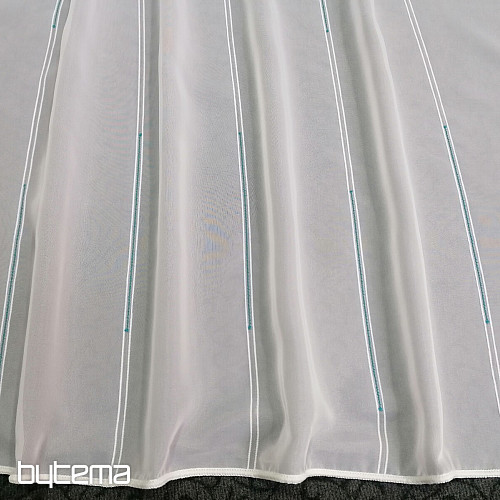 Voile trakovi za zavese - turkizne