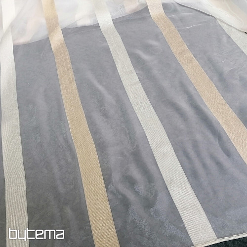 Voile zavesa STRIPES GOLD