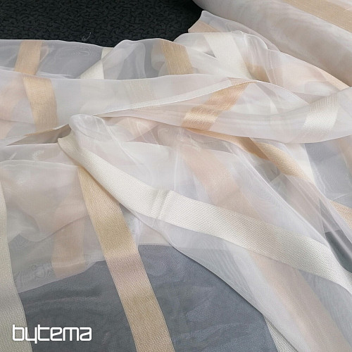 Voile zavesa STRIPES GOLD