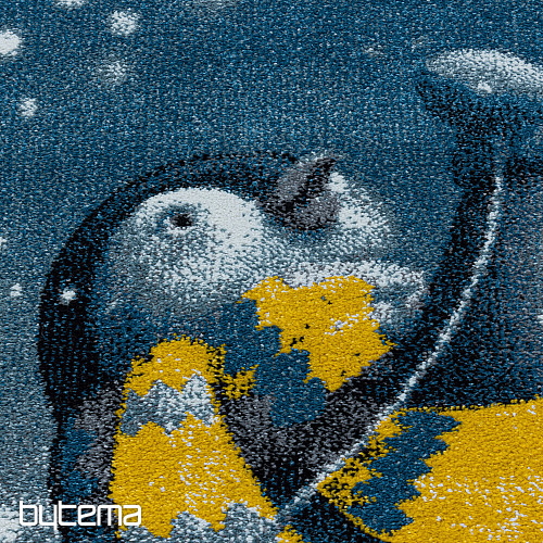 Luksuzna otroška preproga FUNNY BLUE PENGUIN