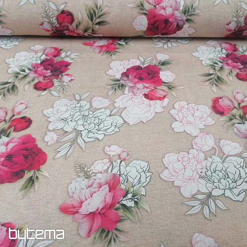 Dekorativno blago Rose Geraldine 3D