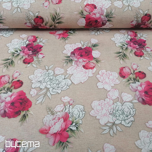 Dekorativno blago Rose Geraldine 3D