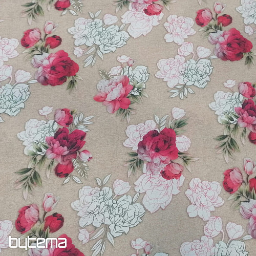 Dekorativno blago Rose Geraldine 3D