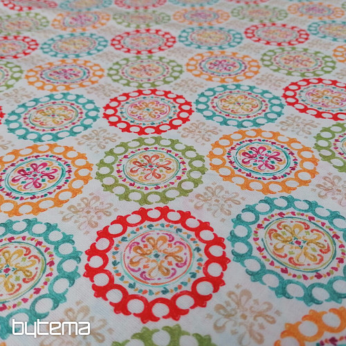 Bombažna tkanina Mandala - Andale