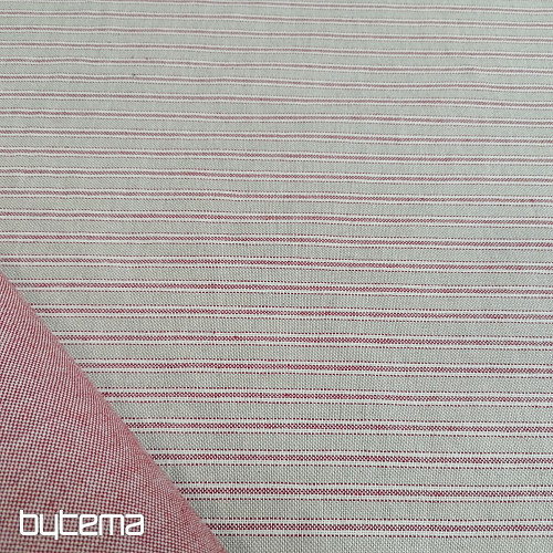 Dekorativna tkanina Iris stripes - bordo 65