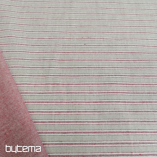 Dekorativna tkanina Iris stripes - bordo 65