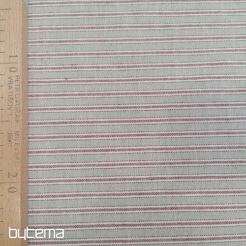 Dekorativna tkanina Iris stripes - bordo 65