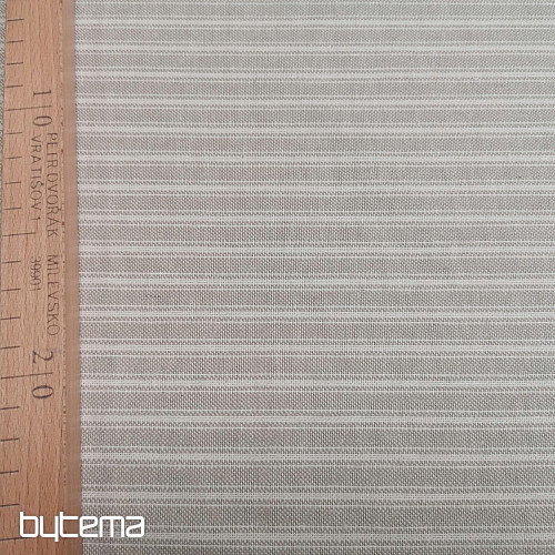 Dekorativna tkanina Iris stripes - bež 50
